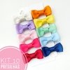 Kit com 10 presilhas para bebês - Laço Gravatinha Pequeno 5cm