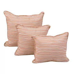Almofada Listras Terracota