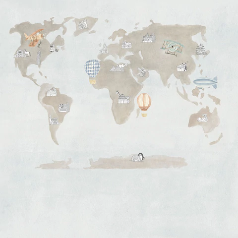 Painel de Parede Mapa