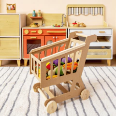 Carrinho de Compras Infantil em Madeira - comprar online