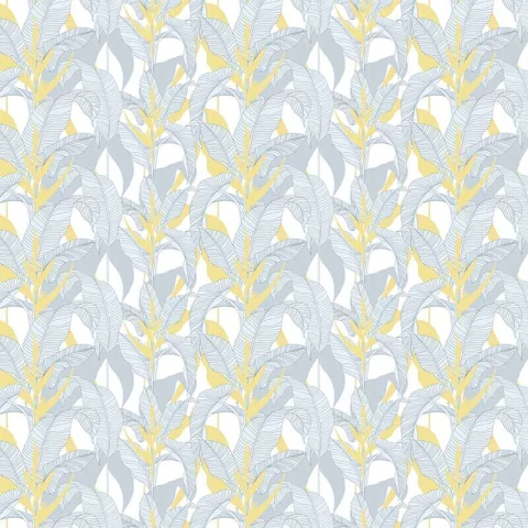 Papel de Parede Folhagem Tropical