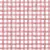 Papel de parede com padrão quadriculado em tons aqurelados de vermelho em fundo branco
