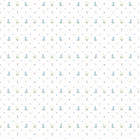 Papel de Parede Sheepy Flores da Vovó