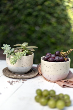 Valle bicolor contenedor - ElTaller Cerámica