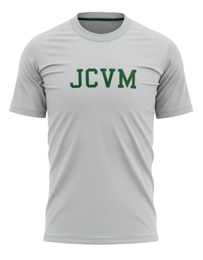 Remera algodón casual gris y blanca Jockey Club