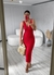 Vestido Fabiana em Tricot Rendado Midi com Decote V - comprar online