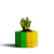 Suculenta Orelha de Shrek - Plantinha de Geladeira - comprar online