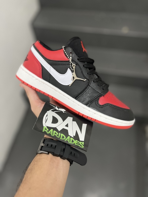 Nike Air Jordan low Black/Red/white