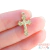Crucifixo Metal Dupla Face Ouro - 20x12mm - comprar online
