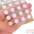 Cartela Adesiva Rosas - Branca - comprar online