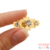 Broche de Metal Banhado - P - Armarinho da Jessely Ltda