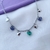Choker coração com pedras coloridas - comprar online