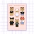 cartela de adesivos HOSEOK x sylvanian families - comprar online