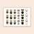 cartela de adesivos HOSEOK x sylvanian families - VERSÃO MINI - comprar online