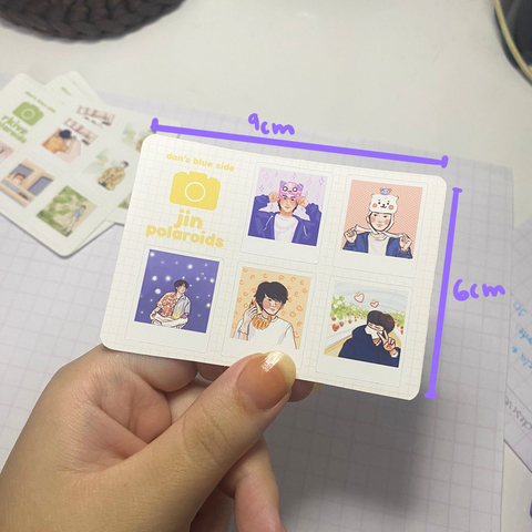 mini cartela - jin polaroids