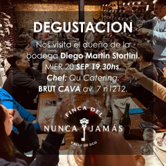20/09/23 DEGUSTACION FINCA DEL NUNCA JAMAS