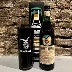 SET · ESTUCHE CON VASO FERNET BRANCA 500ML + ESPACIO PARA INCLUIR BRANCA DE 750ML en internet
