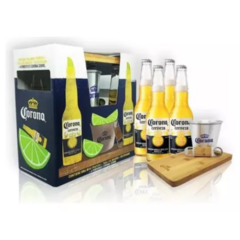 SET FRAPERA CORONA + DESTAPADOR + PORRONES 330ML - comprar online
