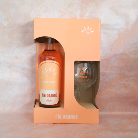 MERLE · ESTUCHE GIN ORANGE + COPON