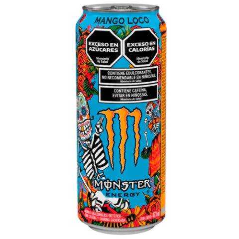 MONSTER ENERGY · MANGO LOCO · 473ML