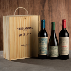 FALASCO · HERMANDAD · ESTUCHE 3 BOTELLAS