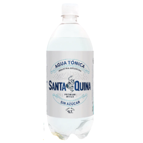 SANTA QUINA · AGUA TONICA · SIN AZUCAR 1000ML