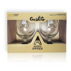 GIFTPACK · ANDES ORIGEN · 2 COPAS 330ML
