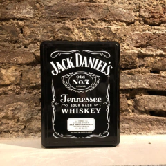 JACK DANIEL'S · ESTUCHE · N7 + 2 VASOS