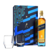 JOHNNIE WALKER · BLUE LABEL · 2 VASOS · ESTUCHE · 750ML