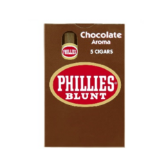 PHILLIES · BLUNT · CHOCOLATE · 5 CIGARS