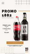 PROMO · FERNET 1882 + COCA 2.25LTS