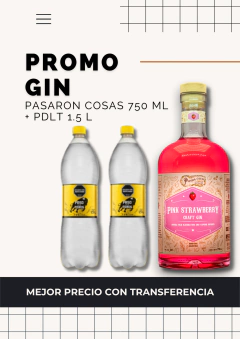 PROMO · PASARON COSAS GIN 750 ML + II TONICAS 1.5 L - comprar online