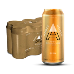 SIX ANDES RUBIA 473ML