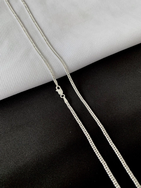 CORRENTE GRUMET DUPLA 2MM - PRATAS 925