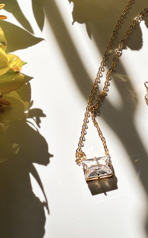 Choker Elos Português com Zircônia Ouro - comprar online