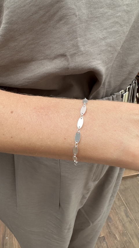 Pulseira Losango Chapinhas Prata - comprar online
