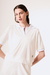 BS Terry Polo Tee - White - Bazza Sporty