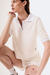 BS Terry Polo Tee - White