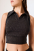 Imagen de Polo Crop Top - Black