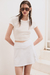 Crossover Skirt - White - comprar online
