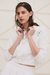 Polo Cropped Sweatshirt - White - comprar online