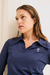 Polo Cropped Tee - Navy en internet