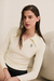 Polo Cropped Tee - Off White - comprar online