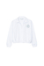 Polo Cropped Sweatshirt - White - Bazza Sporty