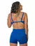 Shorts Empina Bumbum Azul Índigo - Pwrd By Coffee - comprar online