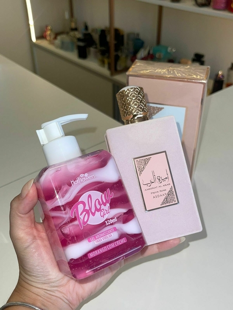 Kit Hidratante íntimo Blow Girl + Perfume Ameerat prive rose 100ml