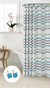 SET CORTINA DE BAÑO + 12 GANCHOS A7069-G