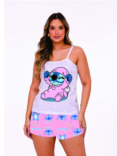 Pijama Alcinha - Stitch Rosa - comprar online