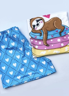 Pijama - Preguiça Azul - comprar online