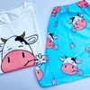 Pijamas Vaquinha azul
